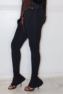 Flare Bottom Pant- Black