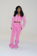 Washed Sweatsuit -Pink