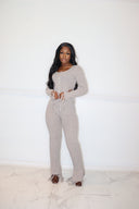 Stone Knit Pant Set