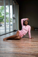 RB Crystal Script Short Set - Pink