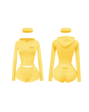 Rêve Lounge Play Short Set - Yellow