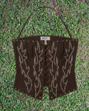 Wild West Corset-Brown
