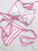 Rêve Script Bikini - Pink