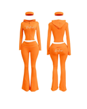 RB Crystal Script Zip Set -Orange