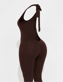 SKYN Halter Jumpsûit-Mocha