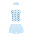 Rêve Lounge Short Set- Baby Blue (PREORDER)