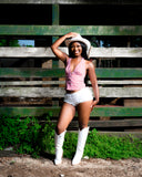 It’s A Party Plaid Top- Red