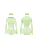 RB Crystal Script Short Set - Green