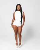 Vixen Short Sêt- White