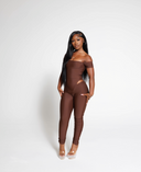 SKYN Peek Jumpsûit-Mocha