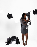 Boss Lady Dress-Grey