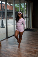 Rêve Lounge Play Short Set -Purple