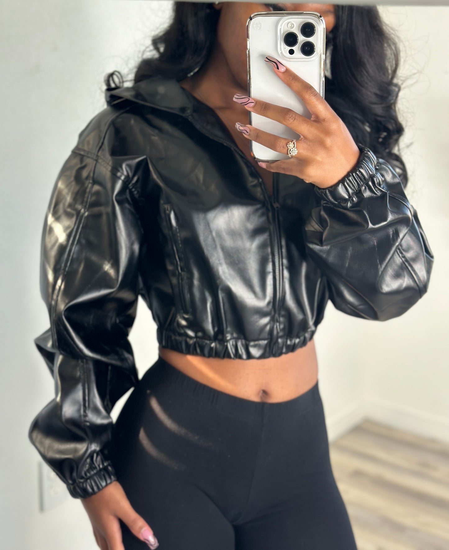 Black Crop Jacket