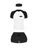 Rêve Lounge Play Short Set- Black (PREORDER)