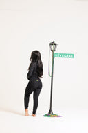 RêveGras Hooded LS Straight Pant Set