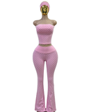 Rêve Lounge Pant Set- Pink (PREORDER)