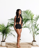Midnight Twist & Tease Romper