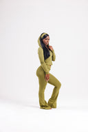 RÊVE LOUNGE PLAY ZIP SET -GREEN