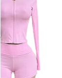 Rêve Lounge Play Short Set -Pink