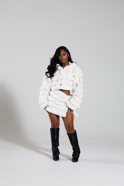 Fur Baby Skirt Set