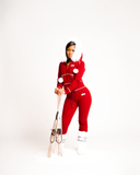 RÊVE Christmas Waffle Set -Burgundy