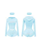 RB Crystal Script Short Set - Blue