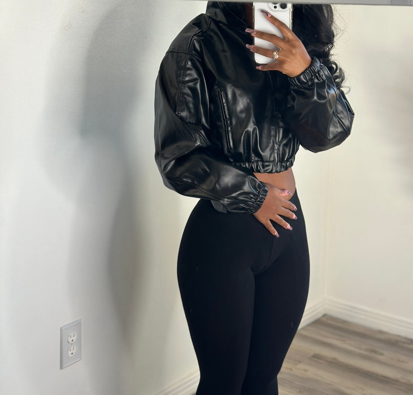 Black Crop Jacket