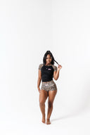 Rêve Lounge Play Short Set Leo/Black - Pink