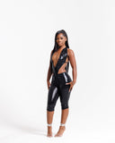 Onyx Liquid Capri Set