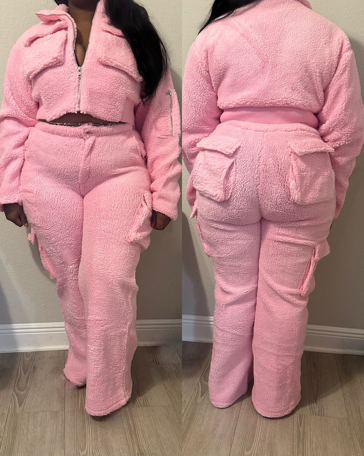 Pink Teddy Set