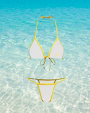 Rêve Script Bikini - Yellow