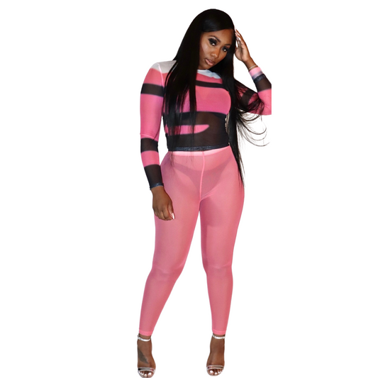 Pink Mesh Set